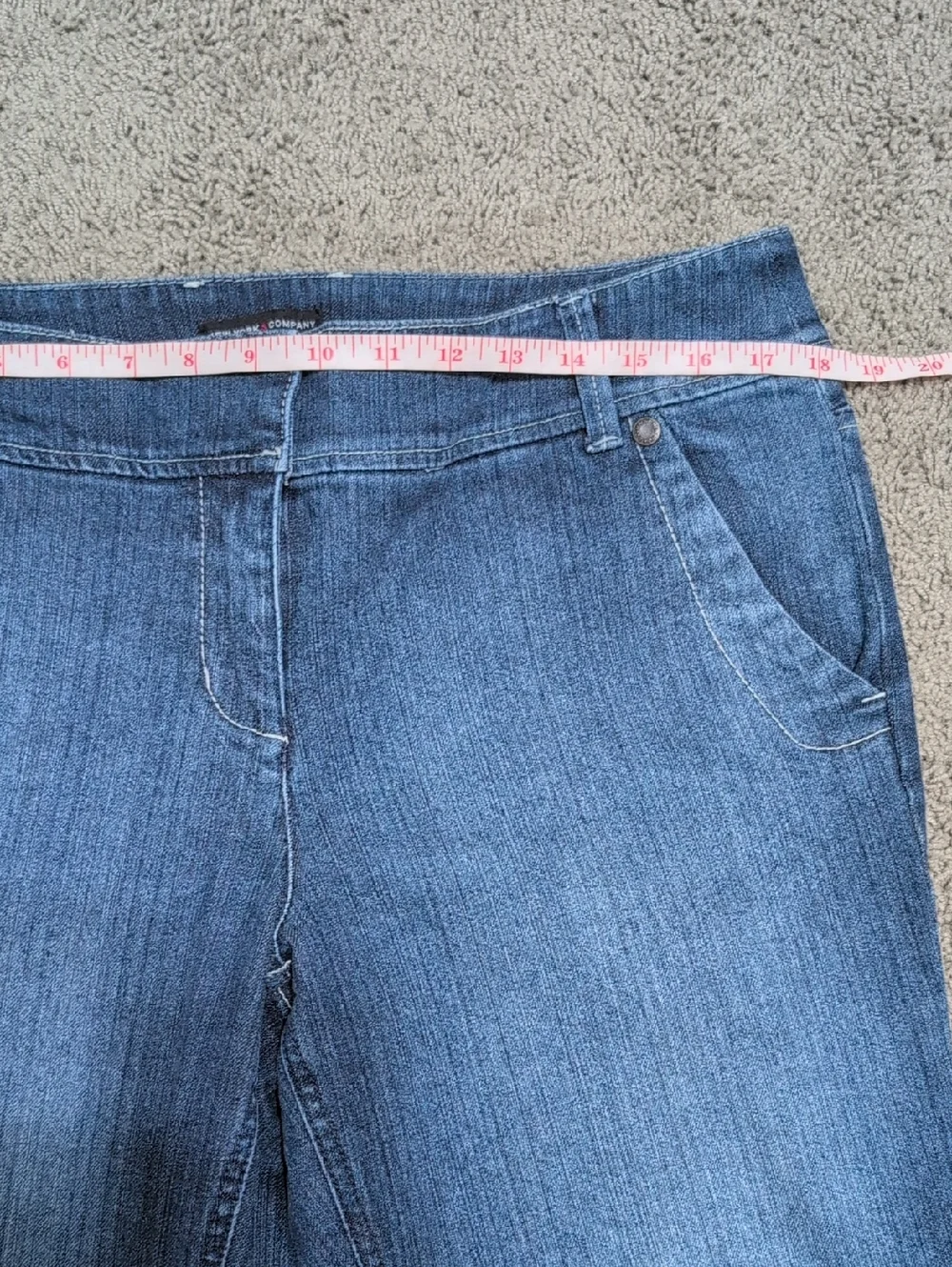 New York & Company Flare Leg Jeans Dark Wash Womens size 12